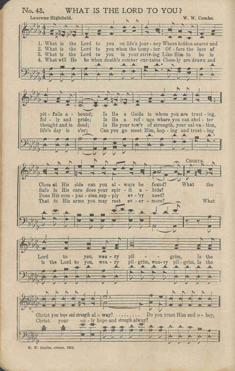 His Voice of Love: for Sunday-schools, singing-schools, revivals, conventions page 48