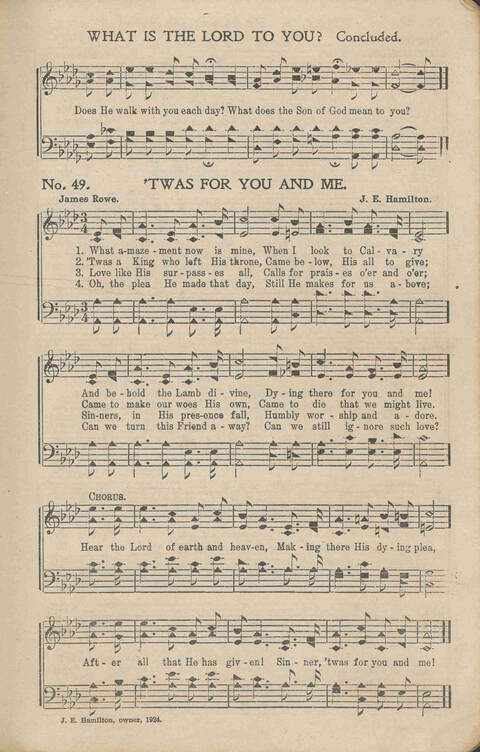 His Voice of Love: for Sunday-schools, singing-schools, revivals, conventions page 49