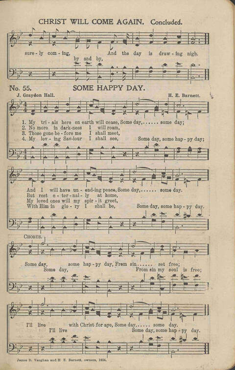 His Voice of Love: for Sunday-schools, singing-schools, revivals, conventions page 55