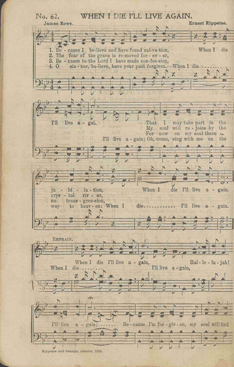 His Voice of Love: for Sunday-schools, singing-schools, revivals, conventions page 62