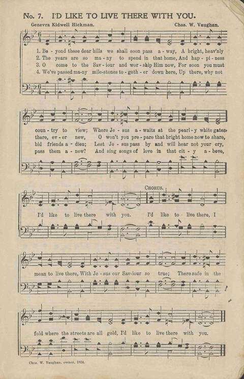 His Voice of Love: for Sunday-schools, singing-schools, revivals, conventions page 7