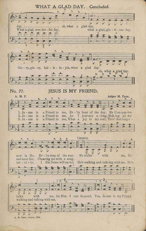 His Voice of Love: for Sunday-schools, singing-schools, revivals, conventions page 77