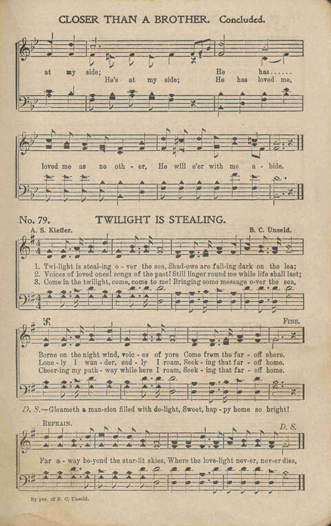 His Voice of Love: for Sunday-schools, singing-schools, revivals, conventions page 79