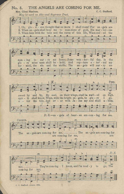 His Voice of Love: for Sunday-schools, singing-schools, revivals, conventions page 8