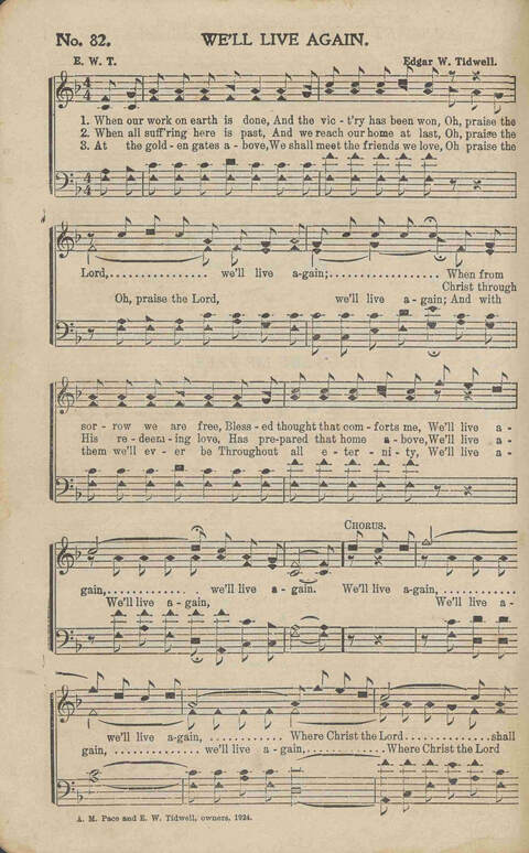 His Voice of Love: for Sunday-schools, singing-schools, revivals, conventions page 82