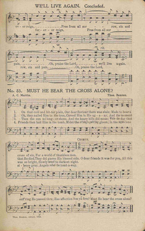 His Voice of Love: for Sunday-schools, singing-schools, revivals, conventions page 83
