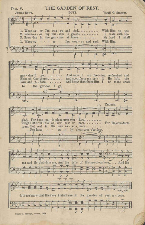 His Voice of Love: for Sunday-schools, singing-schools, revivals, conventions page 9