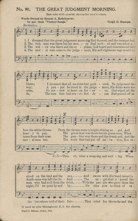 His Voice of Love: for Sunday-schools, singing-schools, revivals, conventions page 90