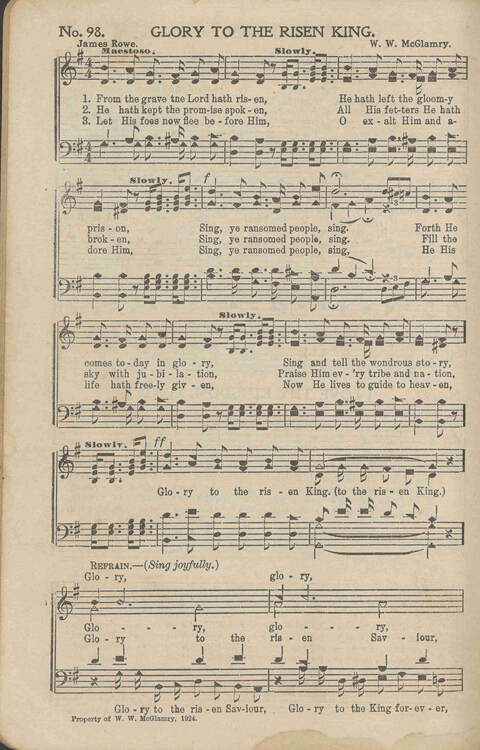 His Voice of Love: for Sunday-schools, singing-schools, revivals, conventions page 98