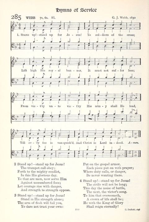 Hymns of Worship and Service: College Edition page 212