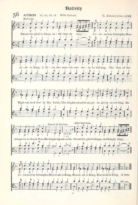 Hymns of Worship and Service: College Edition page 42