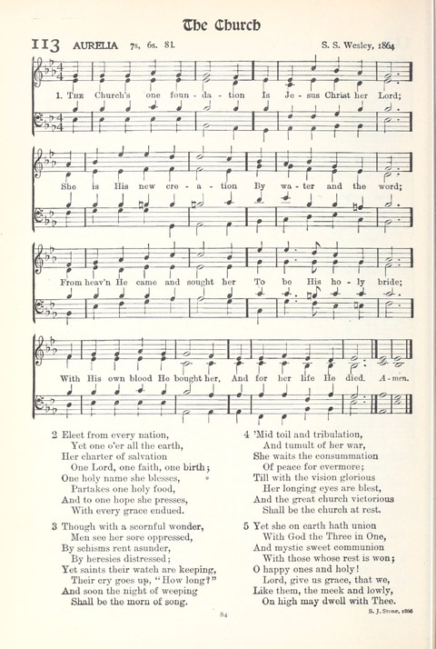 Hymns of Worship and Service: College Edition page 84