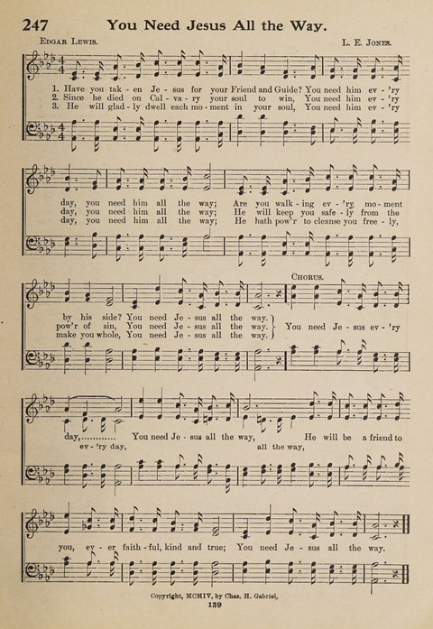 Hymns of Worship and Songs of the Gospel: A Compilation of the Newest and Best Hymns and Sacred Songs page 137