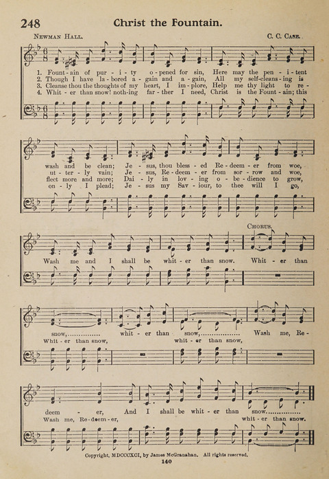 Hymns of Worship and Songs of the Gospel: A Compilation of the Newest and Best Hymns and Sacred Songs page 138