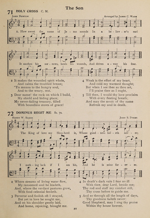 Hymns of Worship and Songs of the Gospel: A Compilation of the Newest and Best Hymns and Sacred Songs page 37