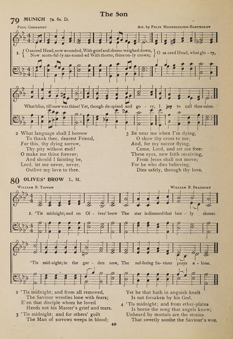 Hymns of Worship and Songs of the Gospel: A Compilation of the Newest and Best Hymns and Sacred Songs page 40