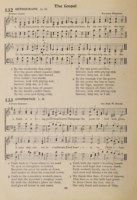 Hymns of Worship and Songs of the Gospel: A Compilation of the Newest and Best Hymns and Sacred Songs page 64
