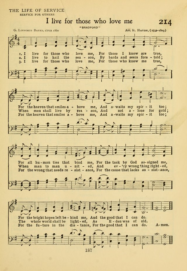 Hymns of Worship and Service: for the Sunday School page 206