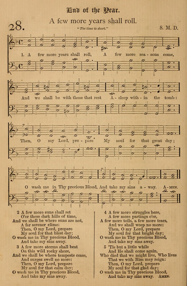 The Hymnal: with tunes old and new page 39