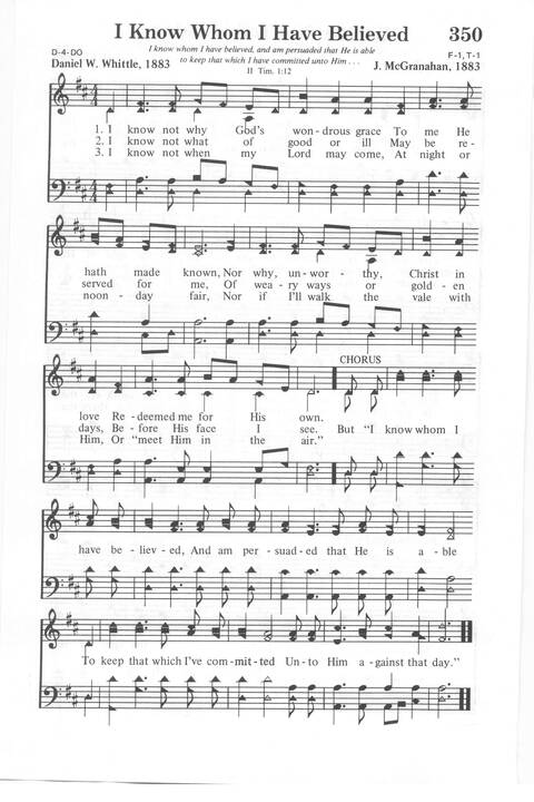 Hymns for Worship page 357
