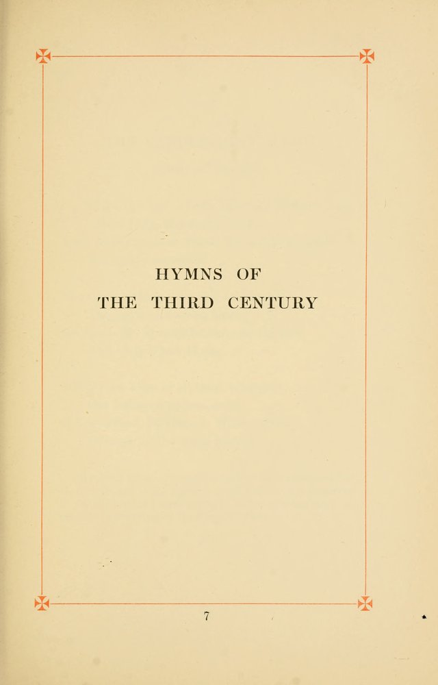 Hymns of the Christian Centuries page 7
