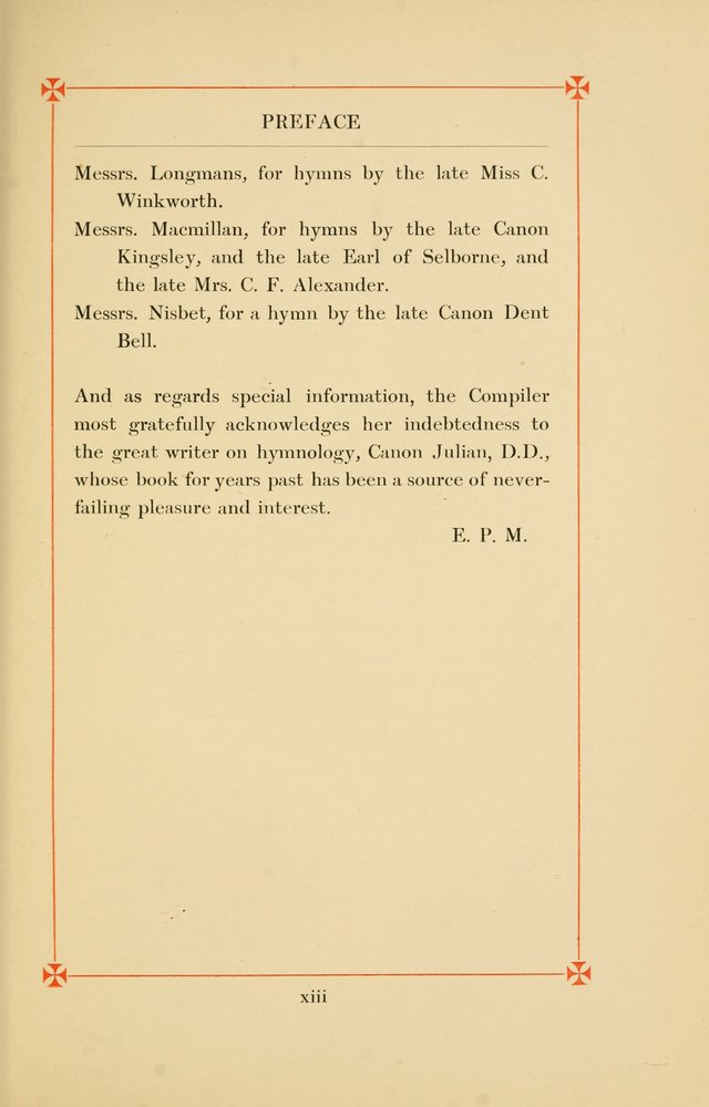 Hymns of the Christian Centuries page xix