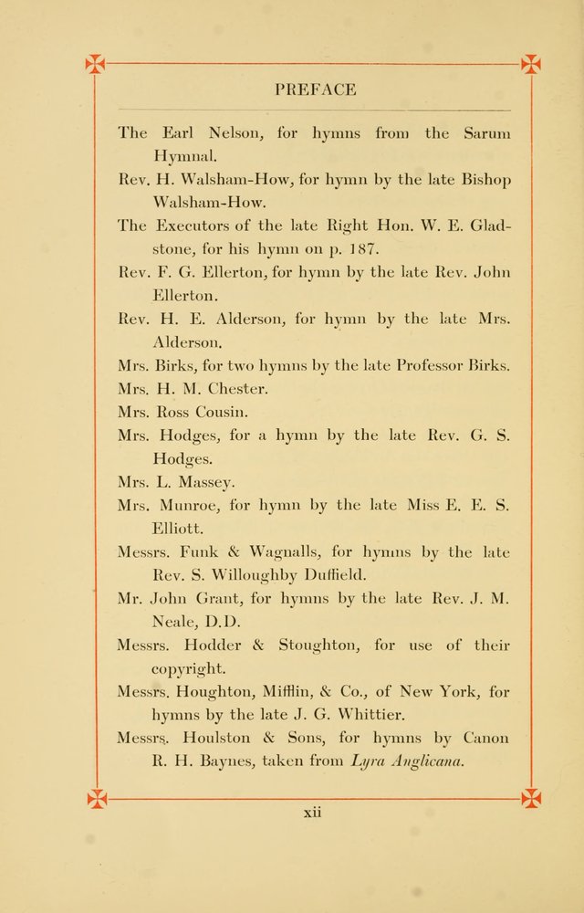 Hymns of the Christian Centuries page xviii