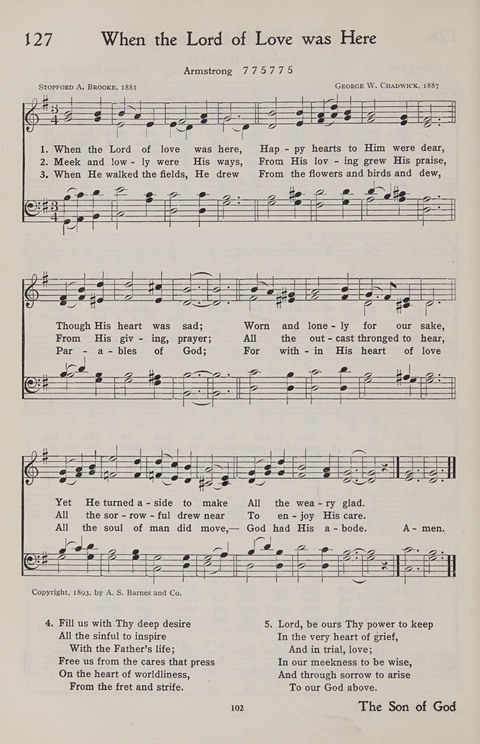 Hymns of the Christian Life page 100