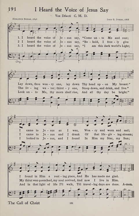 Hymns of the Christian Life page 149