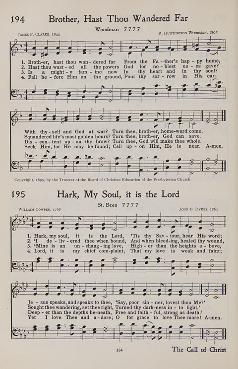 Hymns of the Christian Life page 152