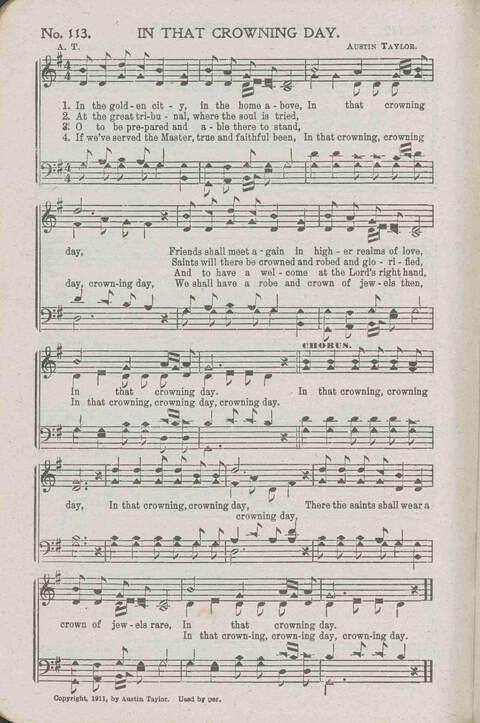 Harp of Gold: for revivals, Sunday schools, conventions, all religious work and worship page 116