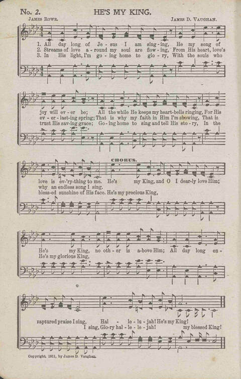 Harp of Gold: for revivals, Sunday schools, conventions, all religious work and worship page 2