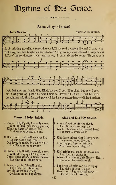 Hymns of His Grace: No. 1 page 1