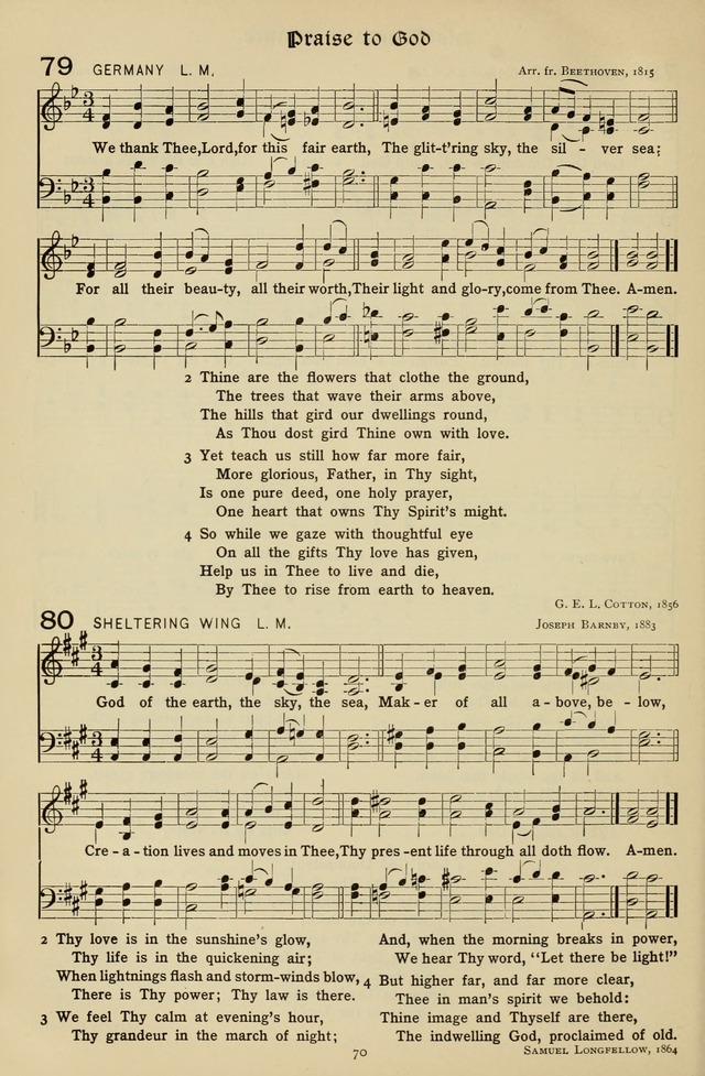 The Hymnal of Praise page 71