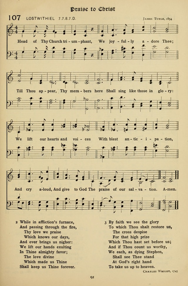The Hymnal of Praise page 92