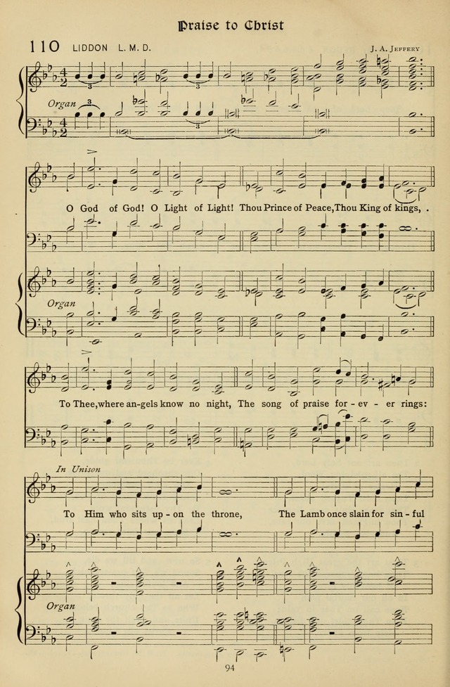 The Hymnal of Praise page 95