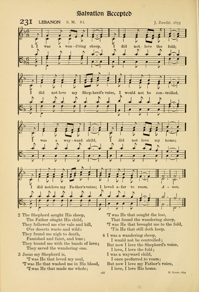 Hymns of Worship and Service page 168