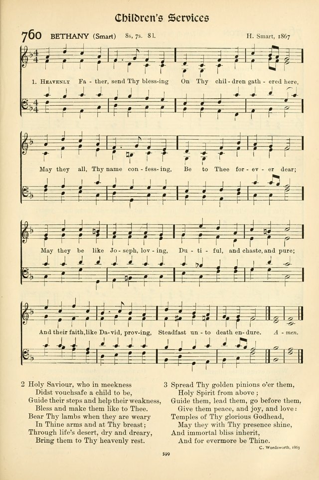 In Excelsis: hymns with tunes for Christian worship page 607