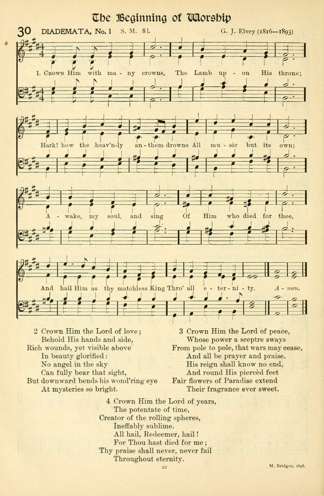 In Excelsis: Hymns with Tunes for Christian Worship. 7th ed. page 22