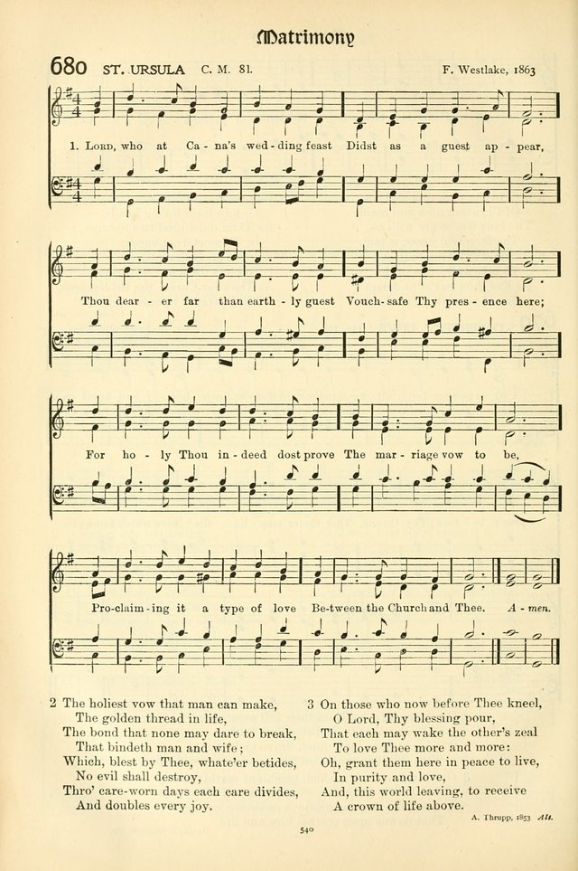 In Excelsis: Hymns with Tunes for Christian Worship. 7th ed. page 548