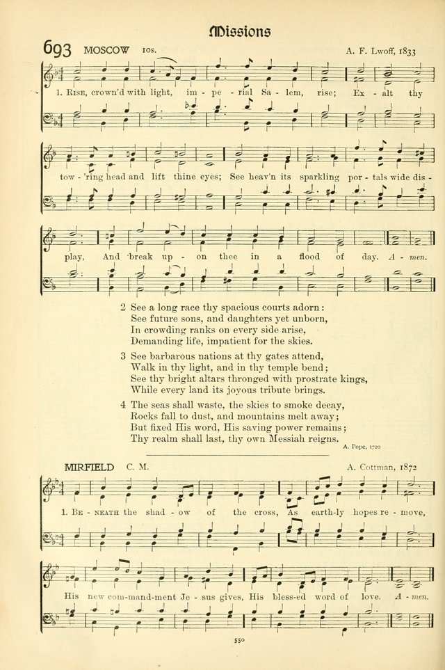 In Excelsis: Hymns with Tunes for Christian Worship. 7th ed. page 558