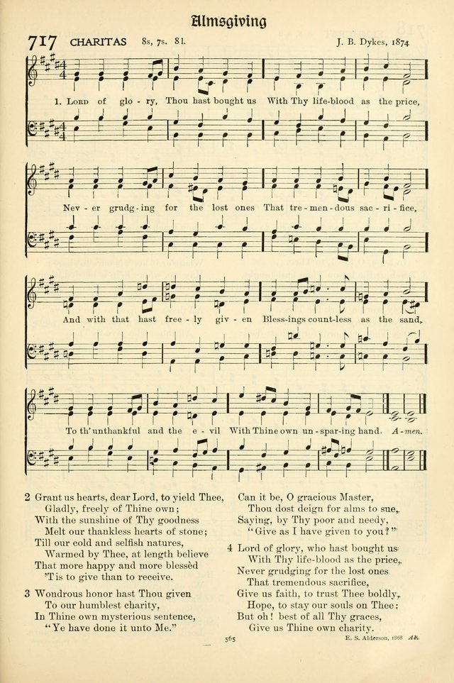 In Excelsis: Hymns with Tunes for Christian Worship. 7th ed. page 573