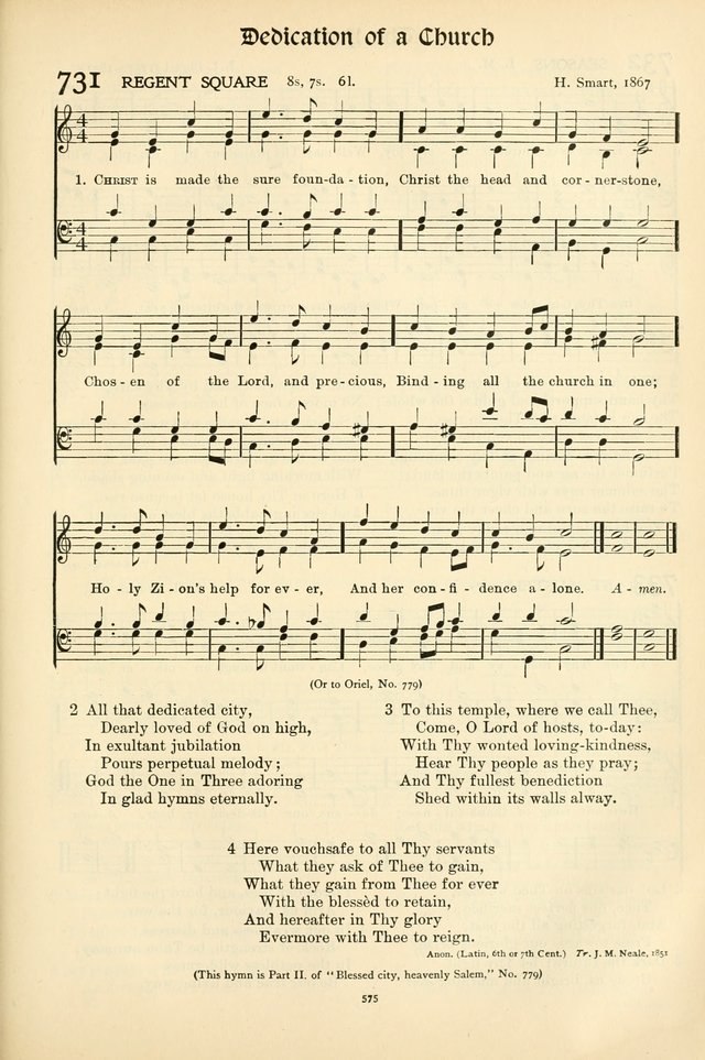 In Excelsis: Hymns with Tunes for Christian Worship. 7th ed. page 583