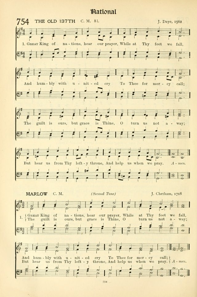 In Excelsis: Hymns with Tunes for Christian Worship. 7th ed. page 602
