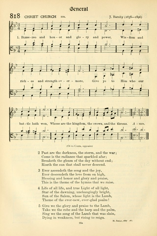 In Excelsis: Hymns with Tunes for Christian Worship. 7th ed. page 670