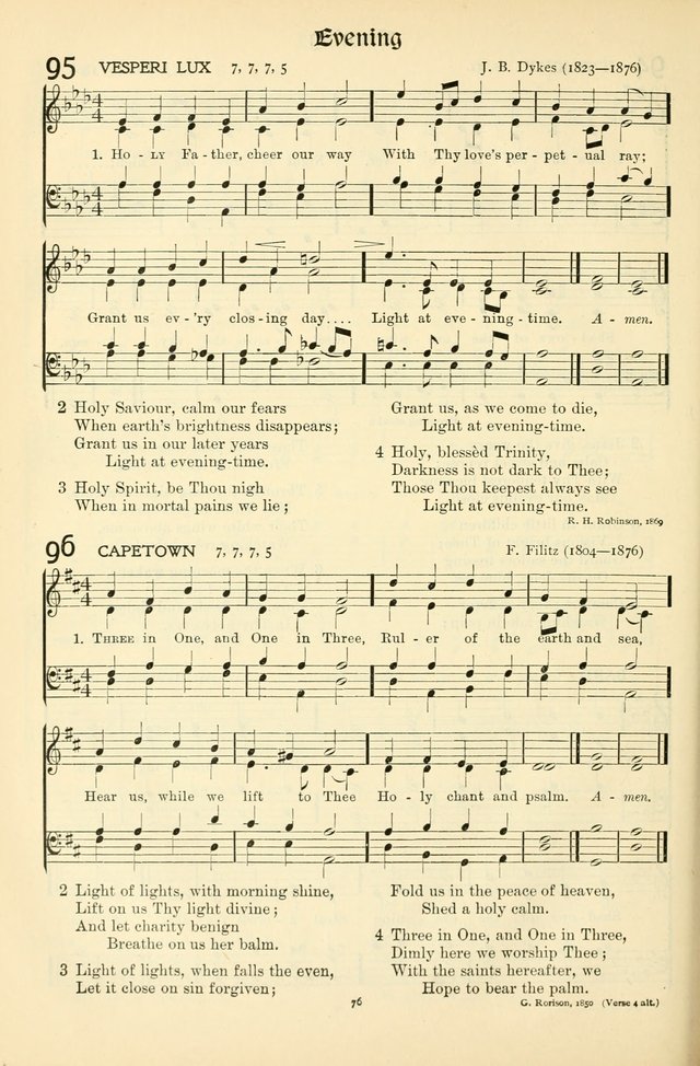 In Excelsis: Hymns with Tunes for Christian Worship. 7th ed. page 76
