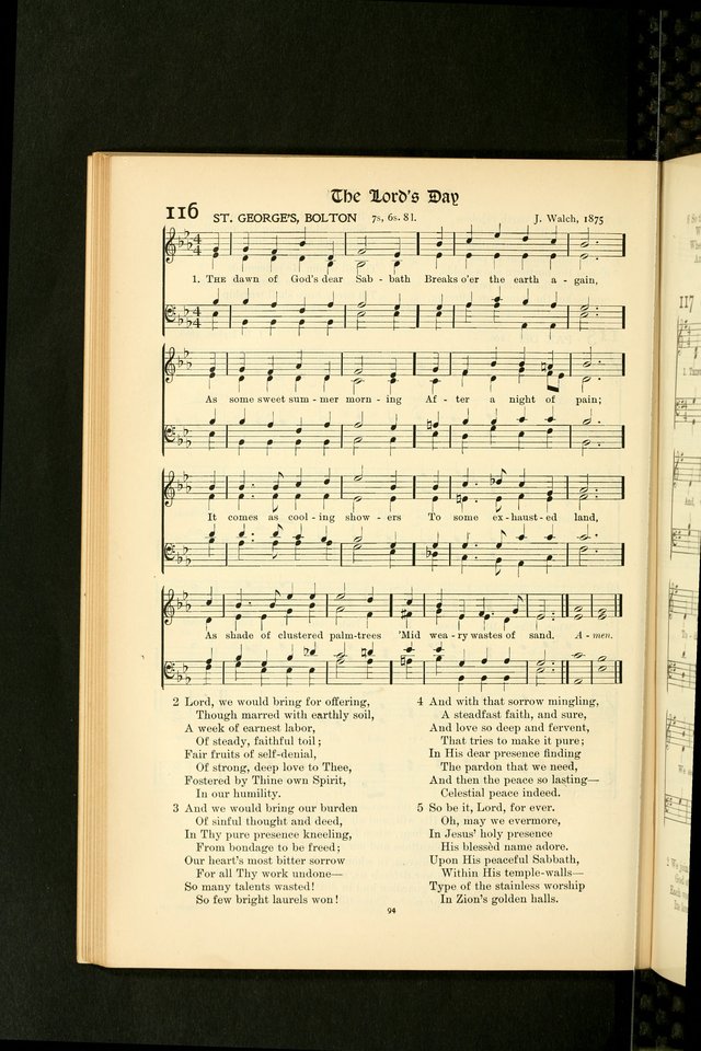 In Excelsis: Hymns with Tunes for Christian Worship. 7th ed. page 94
