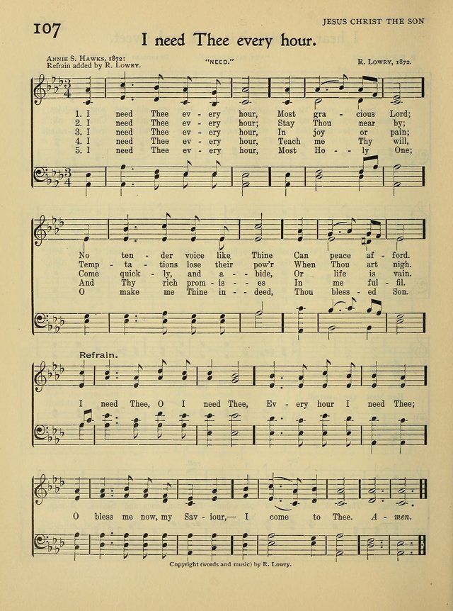 In Excelsis for School and Chapel page 109