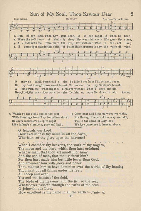 Institute Hymns and  Songs page 11