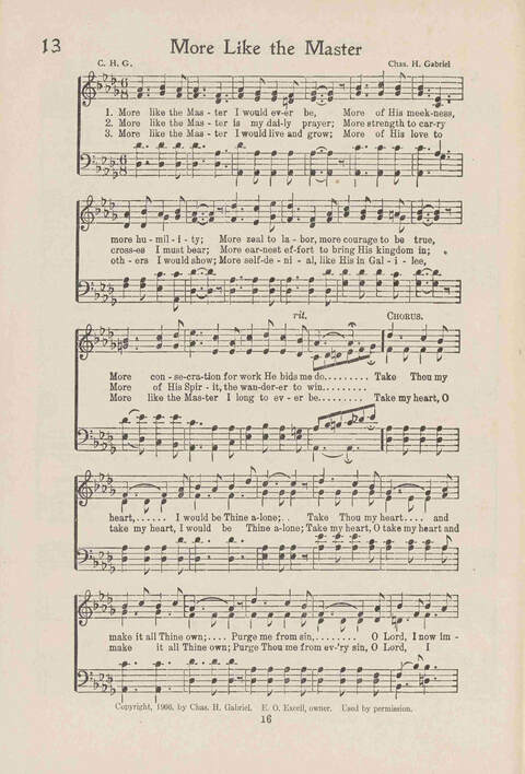 Institute Hymns and  Songs page 16